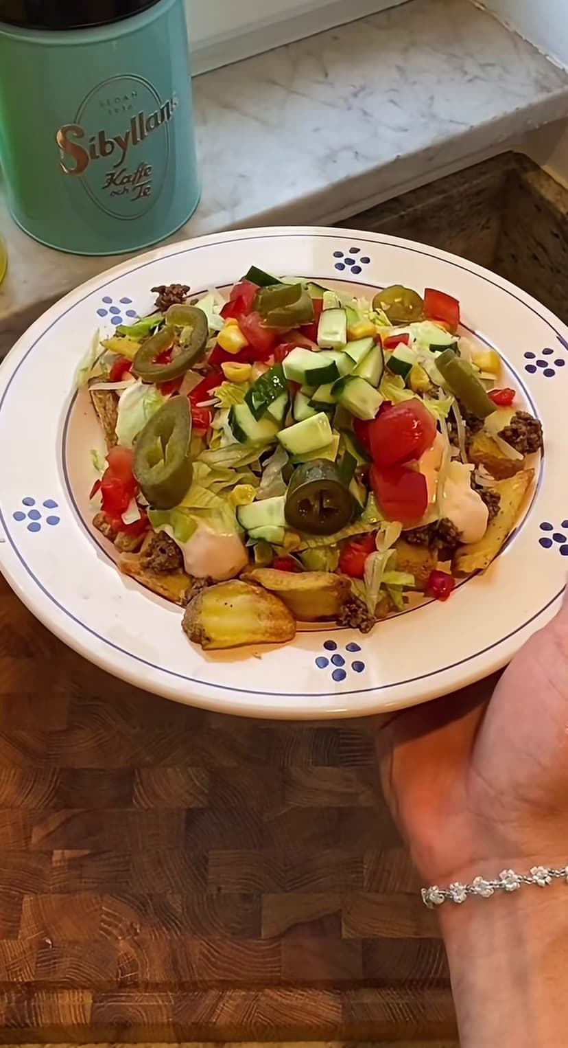 Kalorisnåla loaded fries