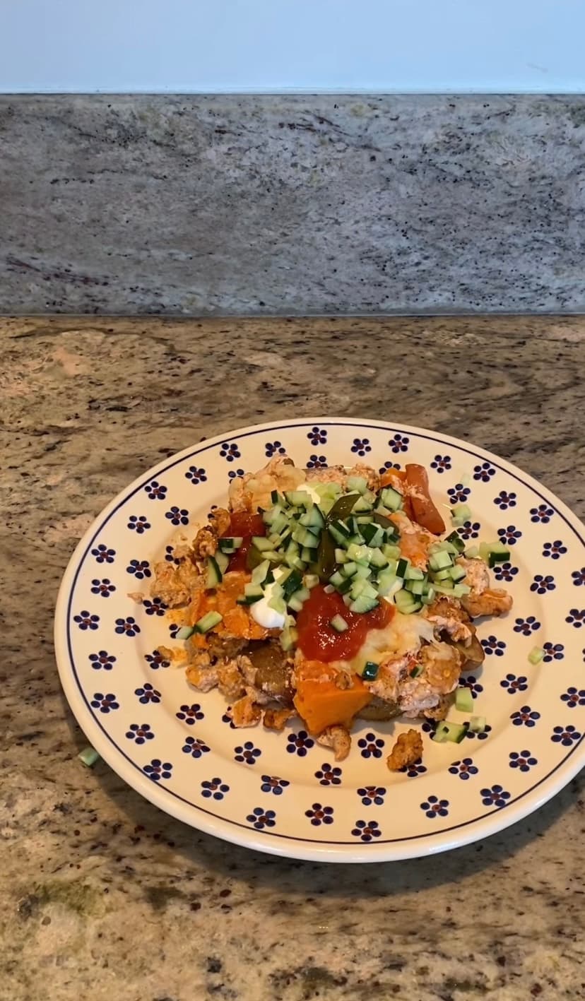 Tacogratäng med potatis