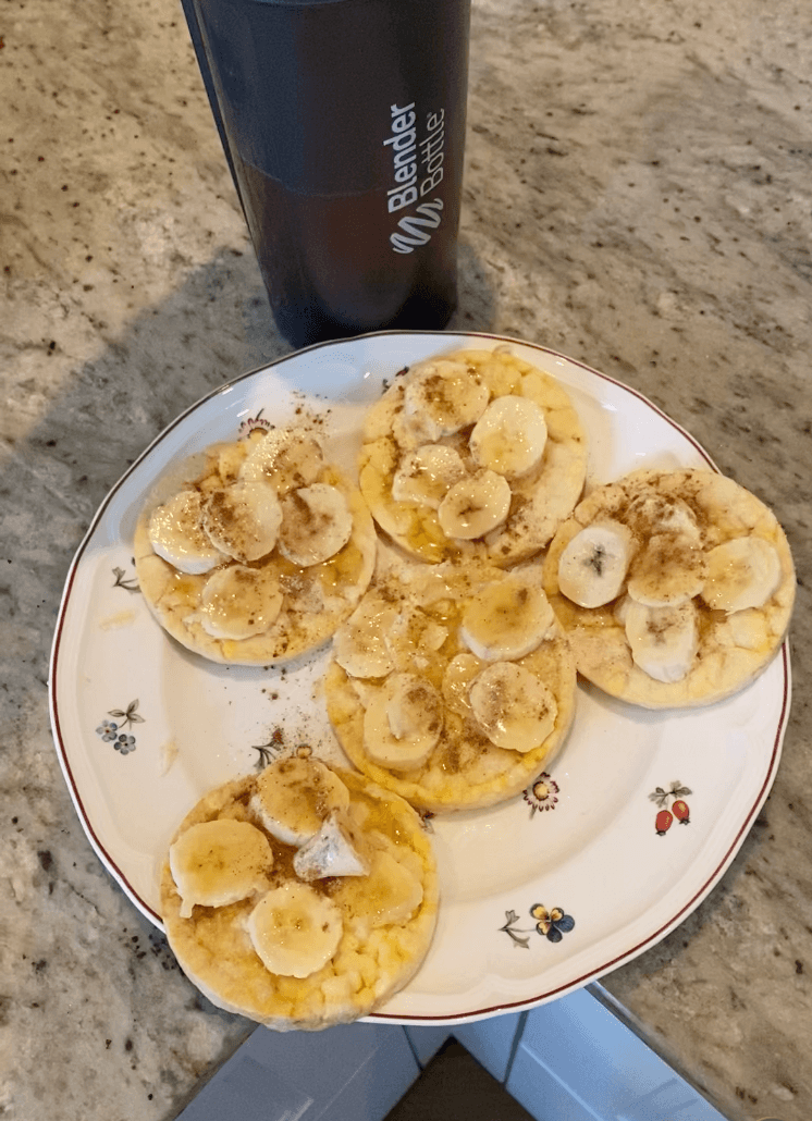 Majskakor med banan & honung
